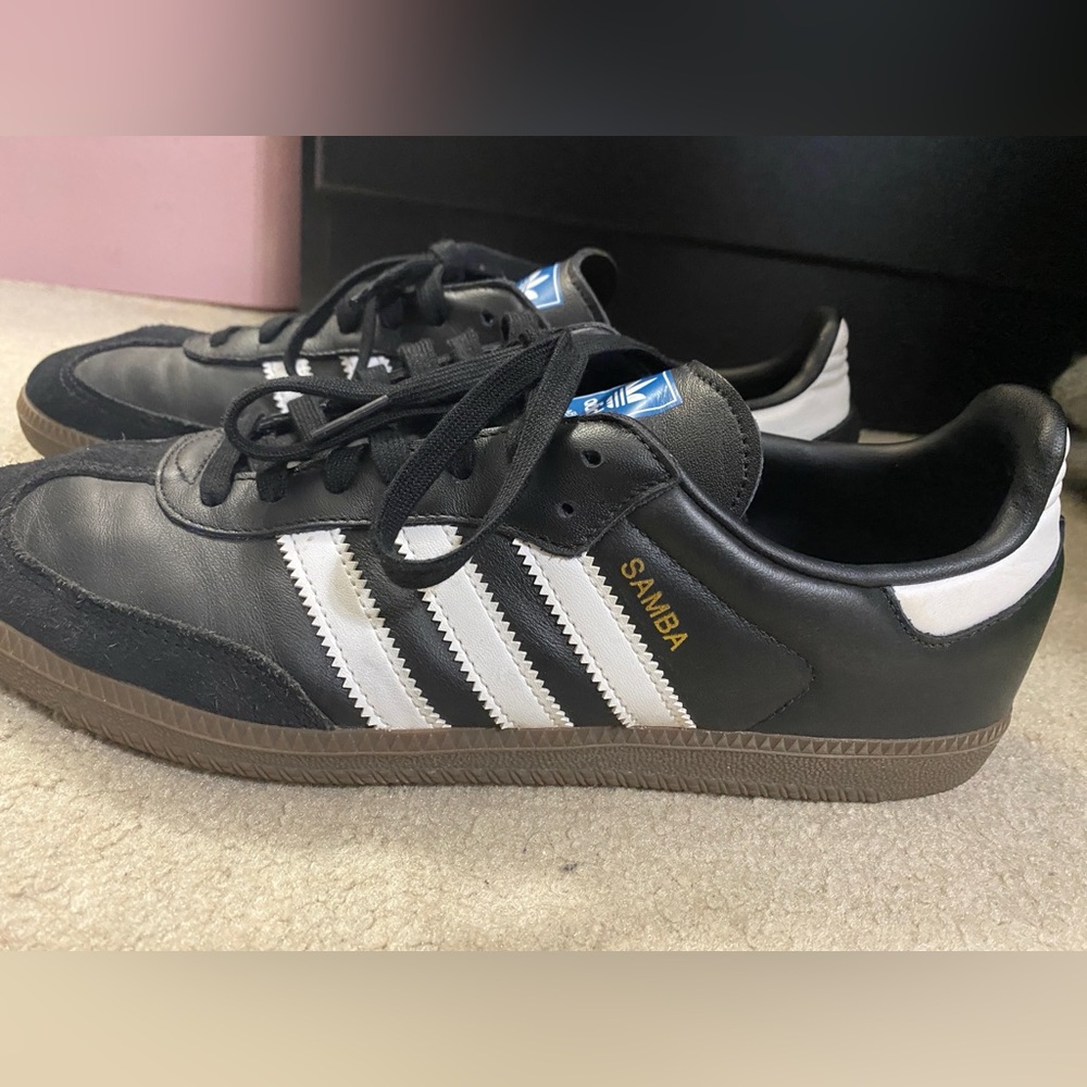 Black And White Adiddas Sambas - image 1